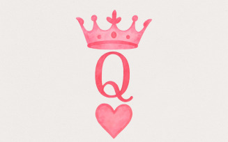 Queen of Hearts PNG Download, Trendy Sublimation, Playing Cards PNG, Birthday Queen Design, Instant