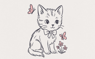 Rage Consumes Me Vintage Kitten, Cute Animal Sayings, 1950s Funny Cat png, Cat Print Art, Retro Cat