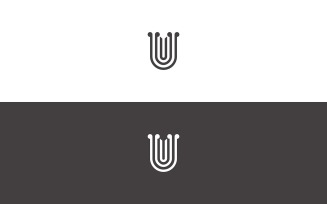 Abstract Letter U Logo Design – Modern Minimalist Branding Template
