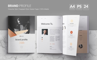 Brand Profile Template (Photoshop)