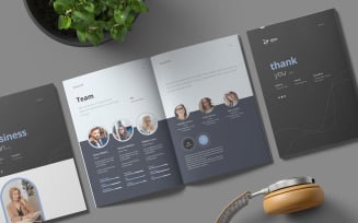 Business Plan Brochure Template (PSD)