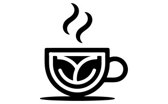 Create a logo for a coffee company with coffee cup