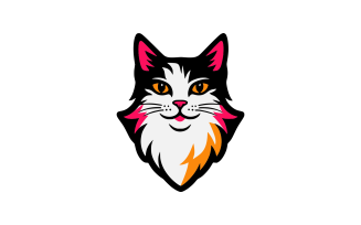 Custom Design Cat Logo Template