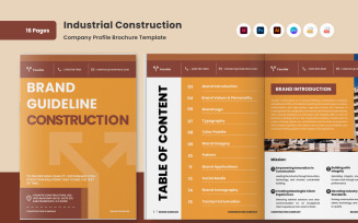 Industrial Construction Brand Guideline Design