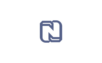 Letter N Logo - Modern Minimalist Branding Design Template