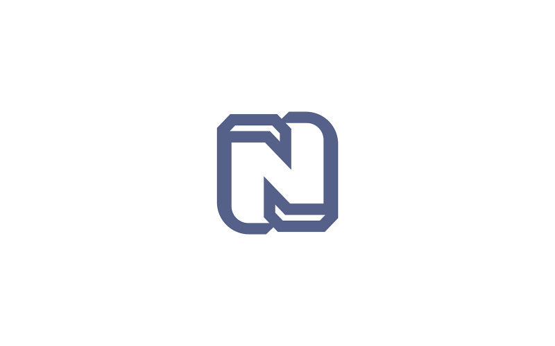 Letter N Logo - Modern Minimalist Branding Design Template Logo Template