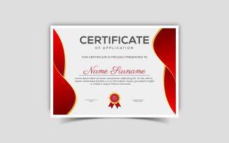 Premium Certificate Design High-Quality Vector Template for Awards Elegant Certificate Vector Design