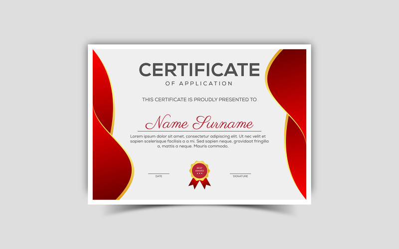 Premium Certificate Design High-Quality Vector Template for Awards Elegant Certificate Vector Design Background