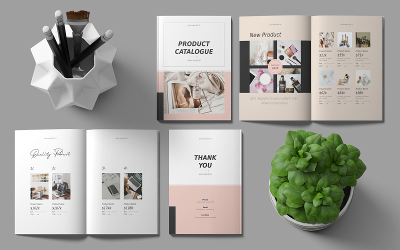 Product Catalog Template_Photoshop CC Magazine Template