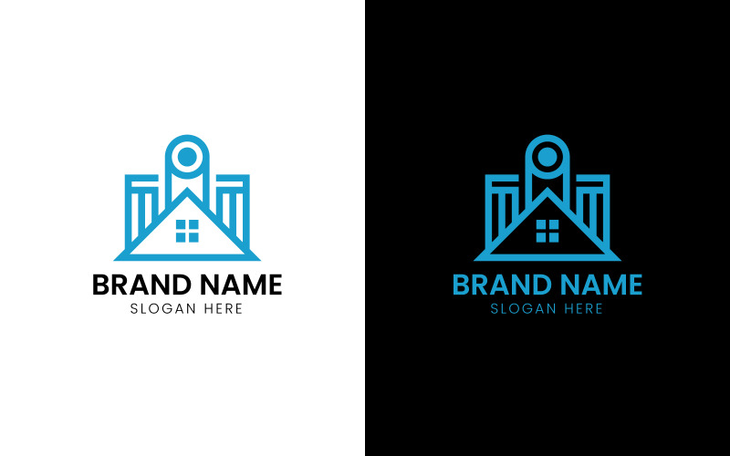 Real estate rooftop building logo-882 Logo Template