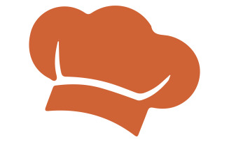 A chef's hat silhouette art illustration