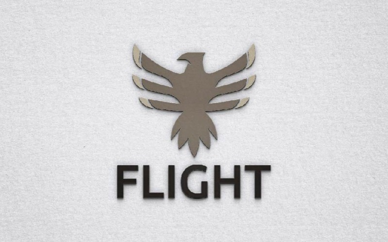 Eagle Hawk Falcon Bird Animal Flight Wings Freedom Logo Template