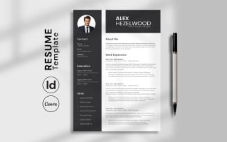 Professional Resume InDesign Template