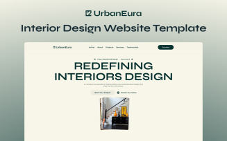UrbanEura – NextJs Interior Design Website Template