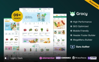 Grocy - Grocery Store and Supermarket WordPress WooCommerce Responsive Theme