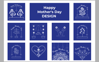 Happy Mother's Day Art Design