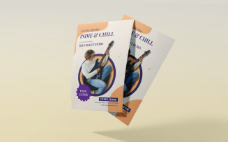 Indie Chill Music Event Flyer Template