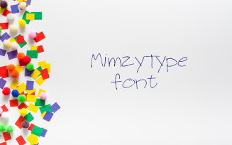 MimzyType-Regular-creative font-46-25