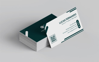 Modern Green Business Card Template