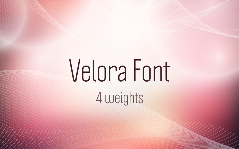 velora font-creative font-48-25 Font