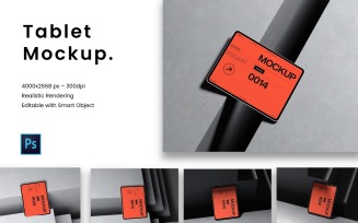 Stylish Tablet Device Mockup Scene