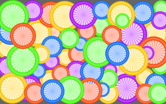 Circular Seamless Pattern Background