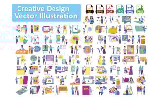 Creative Design Illustrations for Digital & Print