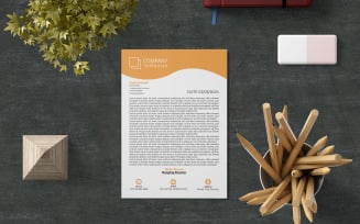Creative Letterhead Template Design (01)