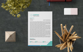 Creative Letterhead Template Design (06)