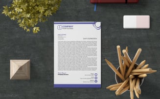 Creative Letterhead Template Design (24