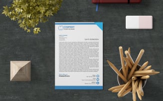 Creative Letterhead Template Design (25)