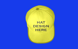 Hat Mockup PSD Template Design 8