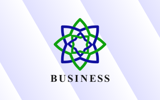 Minimalist Flower Design Logo Template