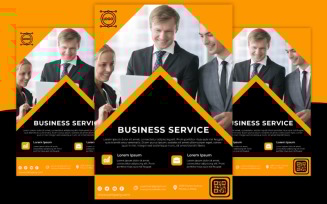 Professional Business Flyer Template – Modern Corporate Design, Editable PSD & AI