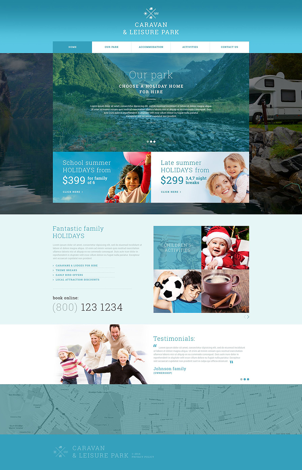 Amusement Park Responsive Website Template New Screenshots BIG