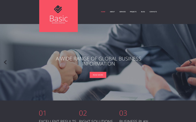 Business & Services Responsive WordPress Theme