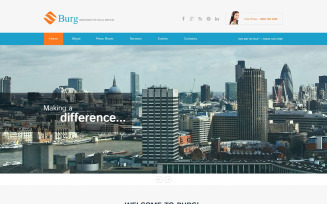 Business & Services Responsive WordPress Theme