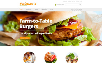 Cafe and Restaurant Responsive Website Template