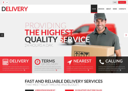 Delivery Services Responsive