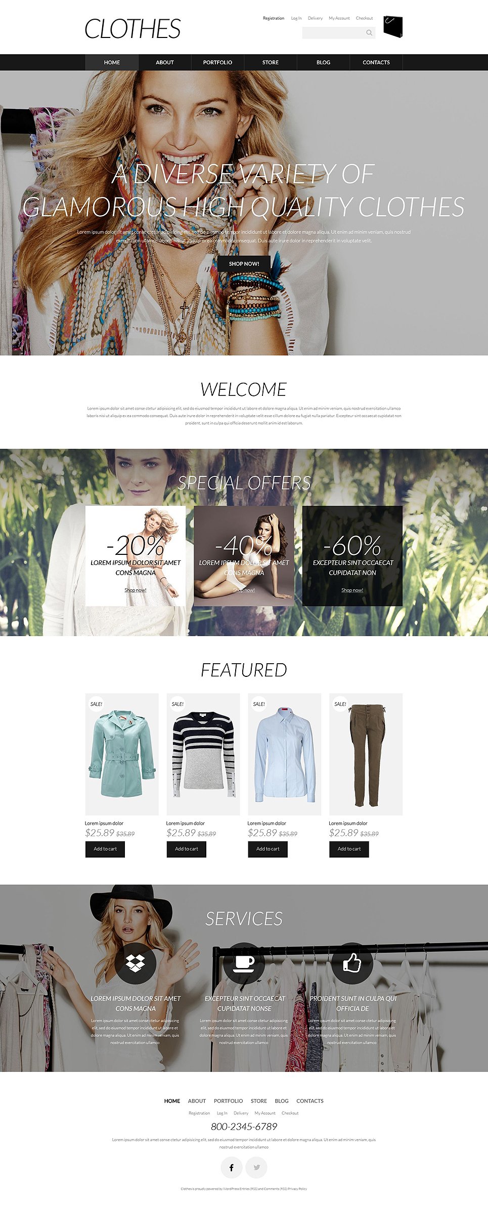 Designer Clothes WooCommerce Theme New Screenshots BIG