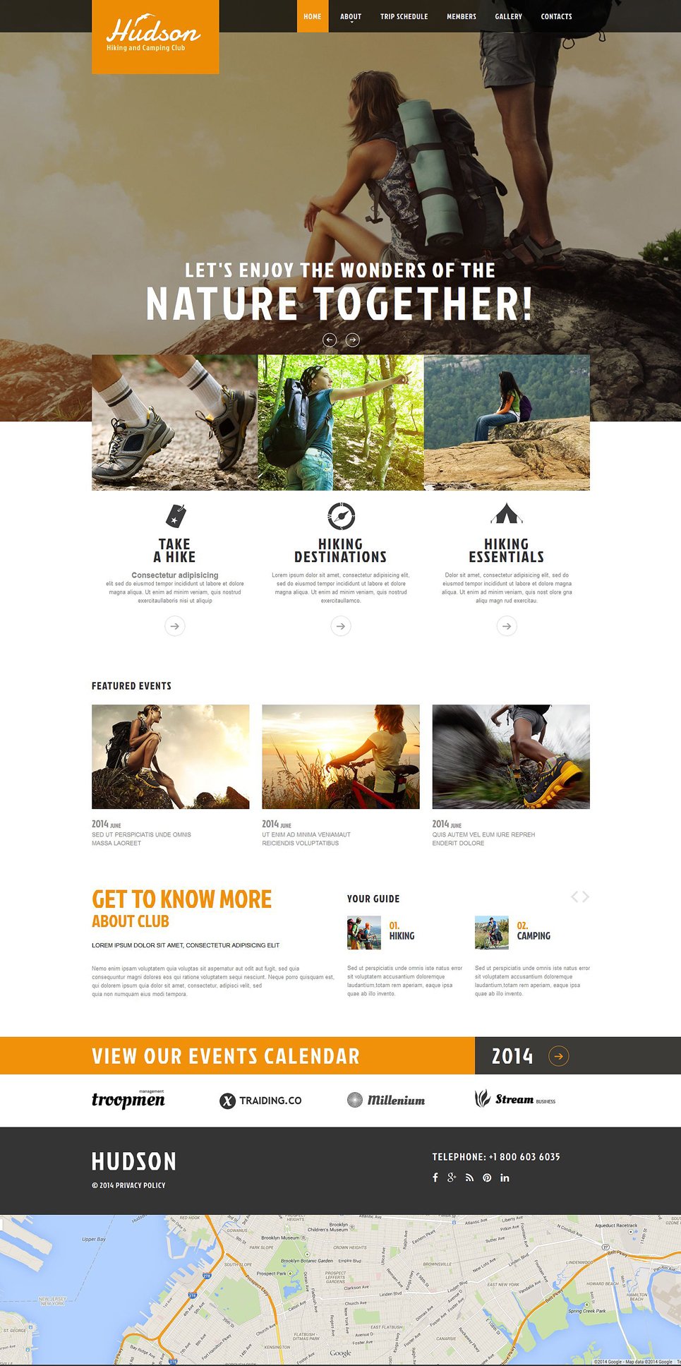 Hiking Responsive Website Template New Screenshots BIG