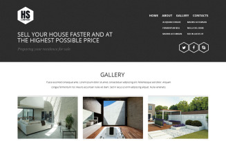 Home Staging Responsive Website Template