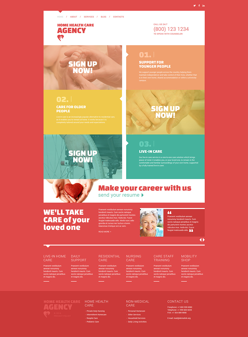 Medical Responsive Joomla Template New Screenshots BIG