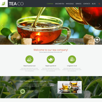 Tea Shop Website Templates | Tea Shop HTML Templates