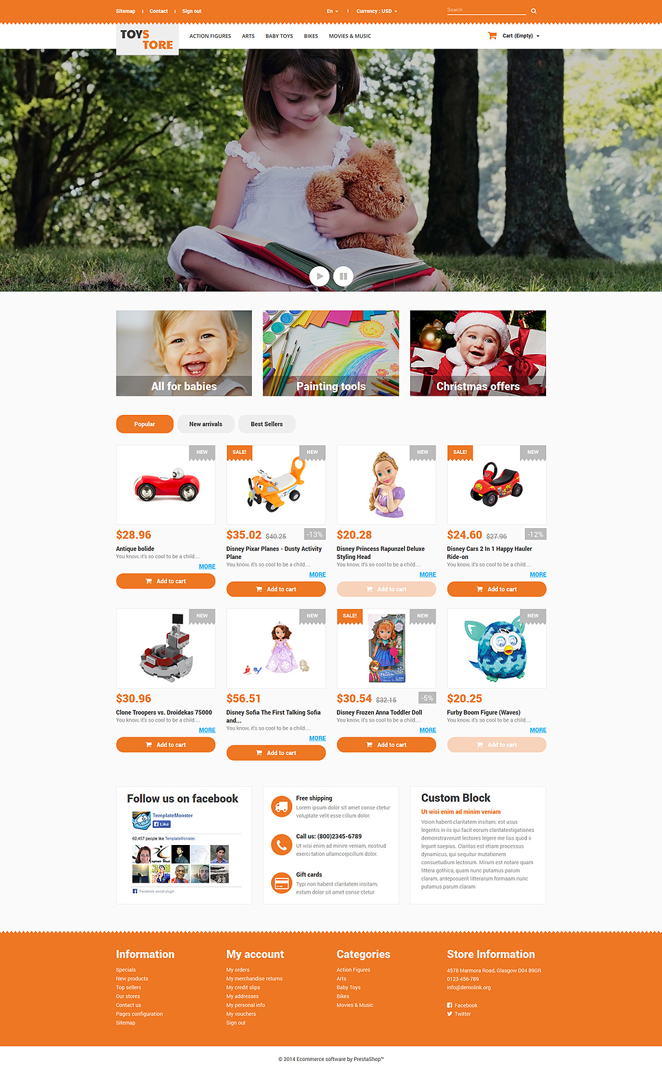 Toys for Kids PrestaShop Theme New Screenshots BIG