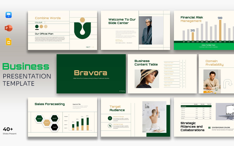 Bravora A Business Plan Bundle Template PowerPoint Template