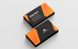 Business Card Design with Founder CEO Information