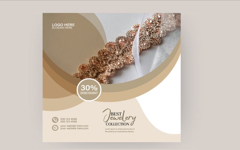 Elegant Design for Instagram jewelry Sell Post Social Media
