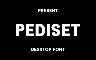 Pediset – Modern Sans-Serif Desktop Font