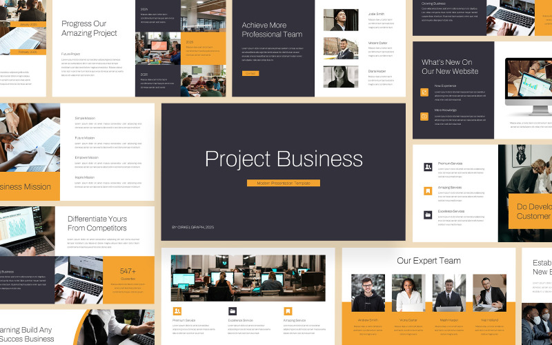 Project Business PowerPoint Template